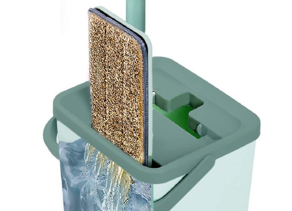 Mopa con cubo escurridor - Velcube™