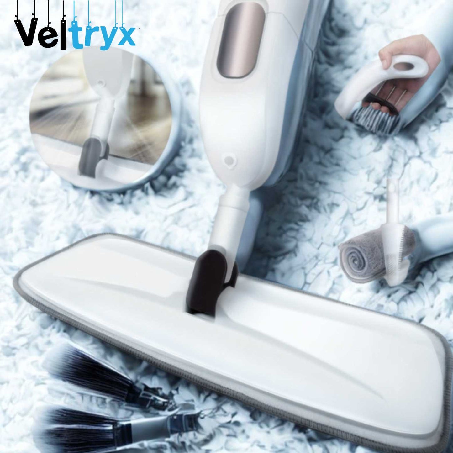 Mopa rectangular con spray - Velmop™